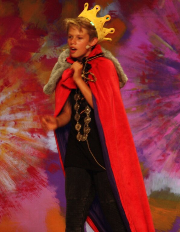In einem schönen Gewand: Der König des Musicals.Foto: zvg