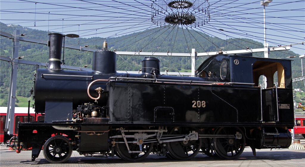 Löst Begeisterung aus: Die nach dem Brand 2013 restaurierte Lok G 3/4 208 des Vereins Ballenberg-Dampfbahn nach etwa 5000 Arbeitsstunden.Foto: Adrian Kehrli
