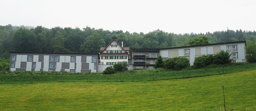 <em>Der Neubau ist eingeweiht: </em>Die Rehaklinik Effingerhort ob Holderbank mit dem 2018 fertiggestellten Neubau (links). Foto: Janine Gloor <em>Der Neubau ist eingeweiht: </em>Die Rehaklinik Effingerhort ob Holderbank mit dem 2018 fertiggestellten Neubau (links). Foto: Janine Gloor