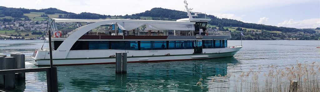 <em>Nötige Testfahrten:</em> Die MS 2018 beim Schiffsteg Delphin.
