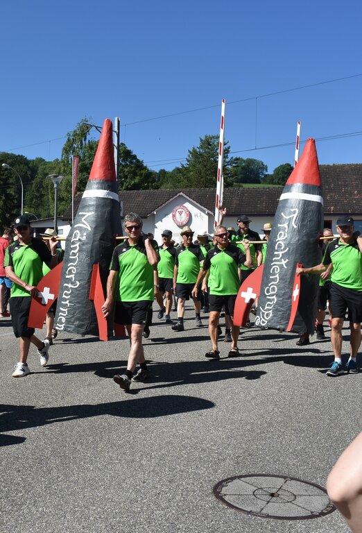 <em>Durchstarter:</em> Der Männerturnverein hatte fleissig gebastelt.
