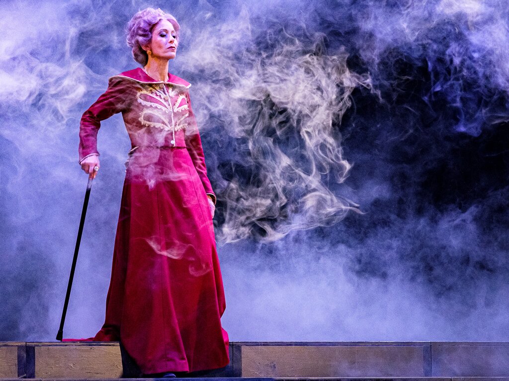 <em>Spielt den Part der lustigen Witwe: </em>Sopranistin Andrea Hofstetter.
